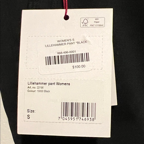 Swix Women's Black Lillehammer Pants - Picture 4 of 12